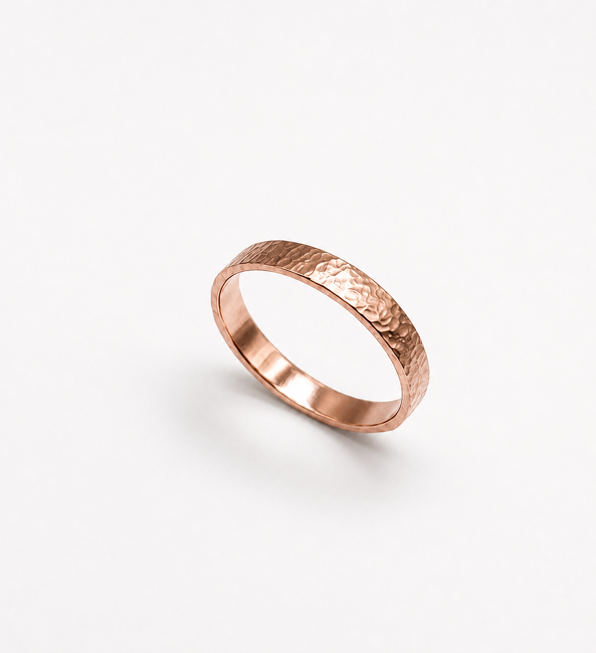 Alliance Homme Or 18k "Martelée"