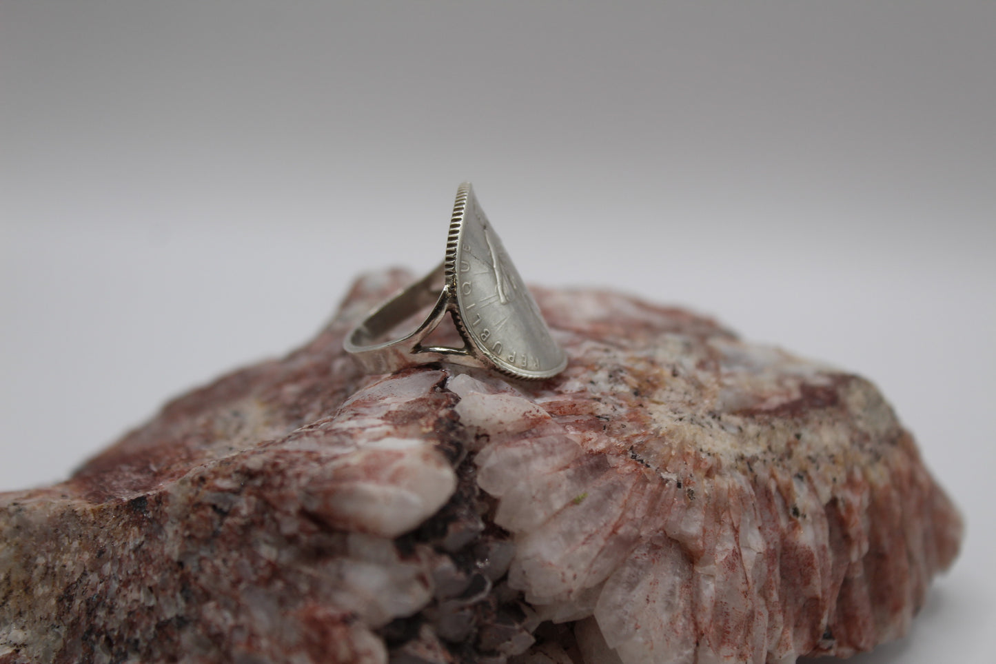 Bague pièce 1 Franc - Argent