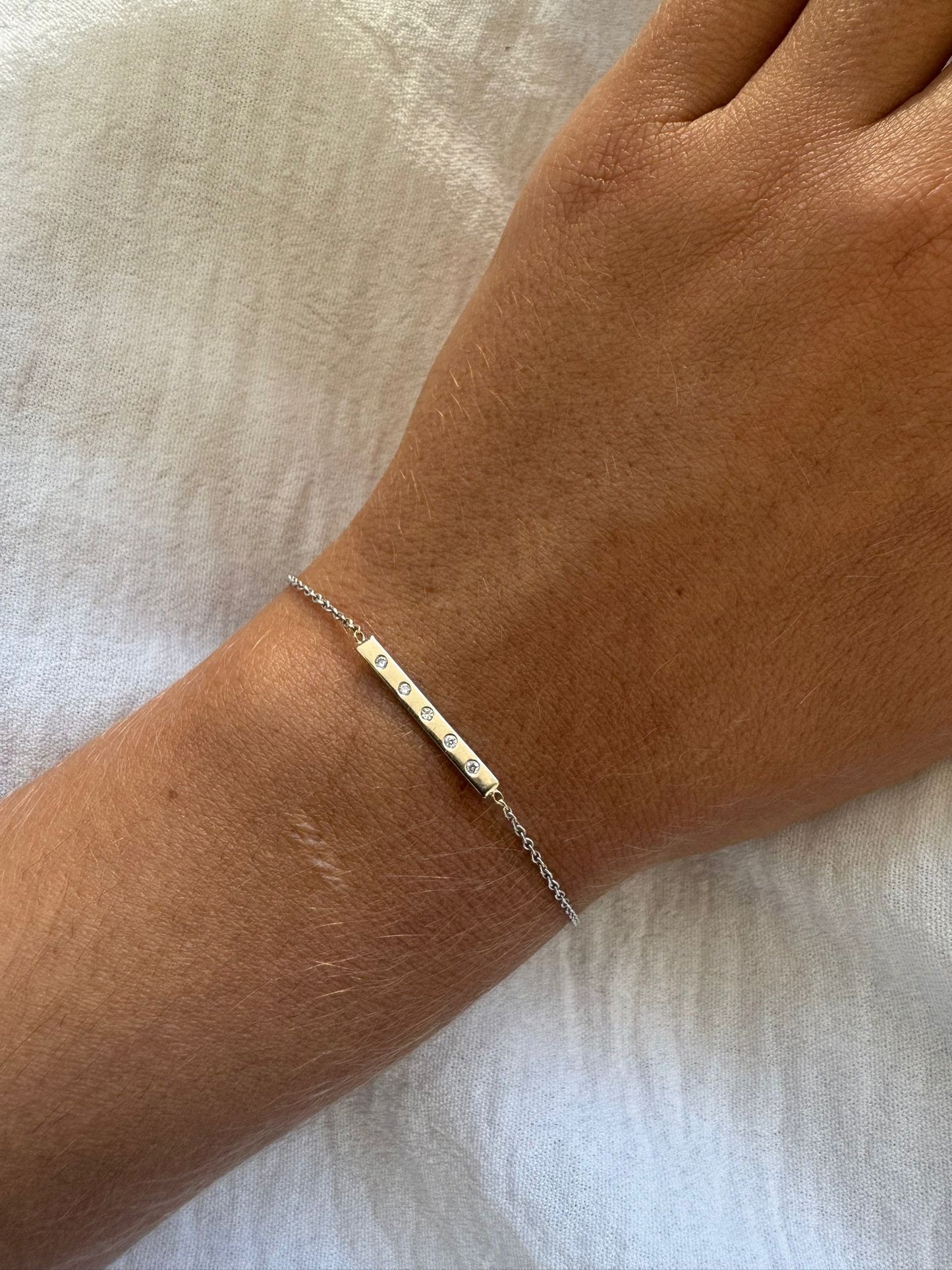 Bracelet Léa - Or et diamants