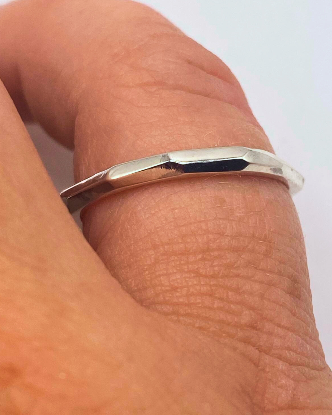 Alliance Or 18k "Facette"