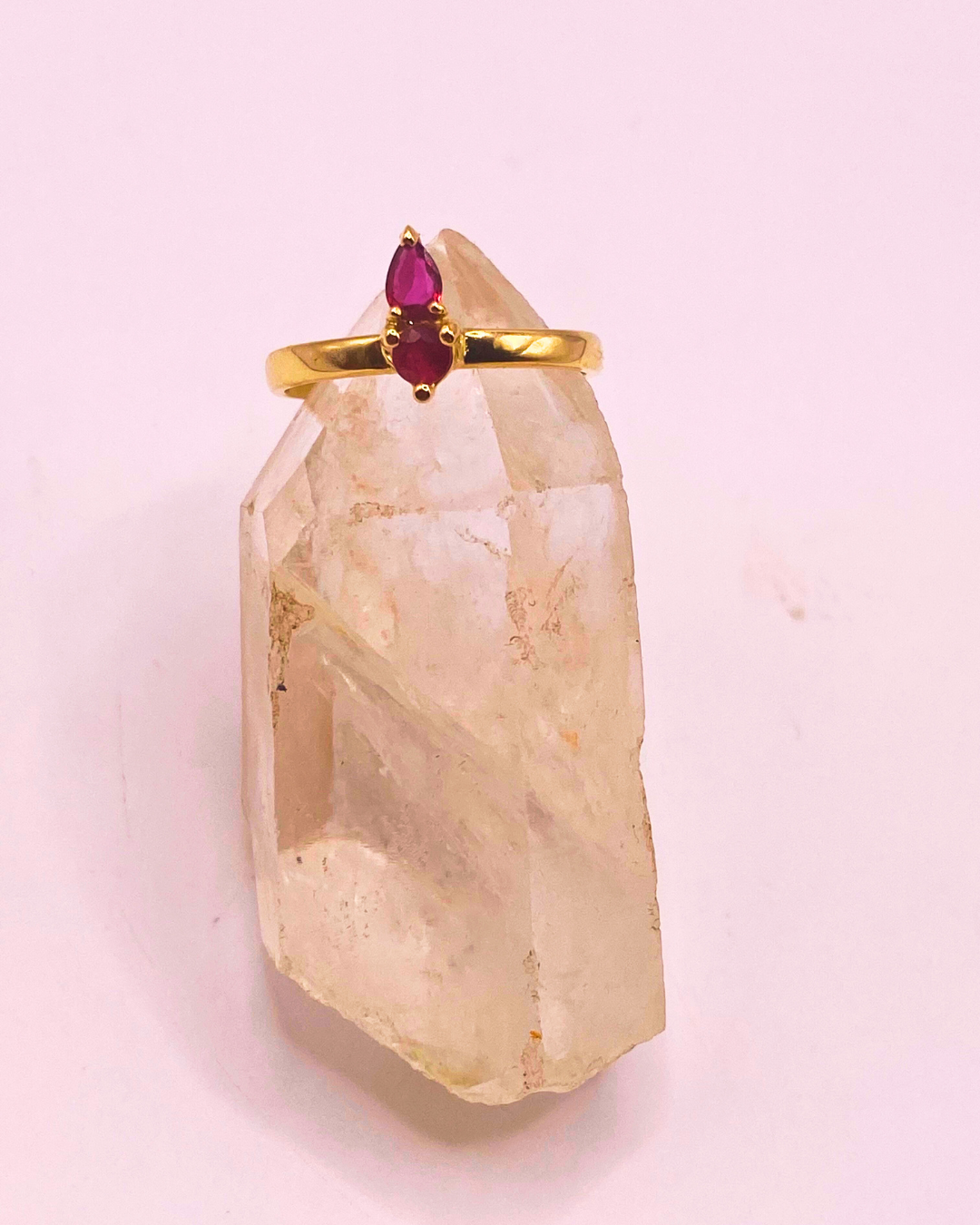 Bague De Fiançailles "Celaïna" Rubis