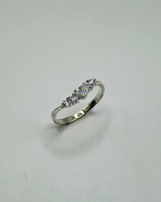 Bague de Fiançailles "Ondine" Diamants