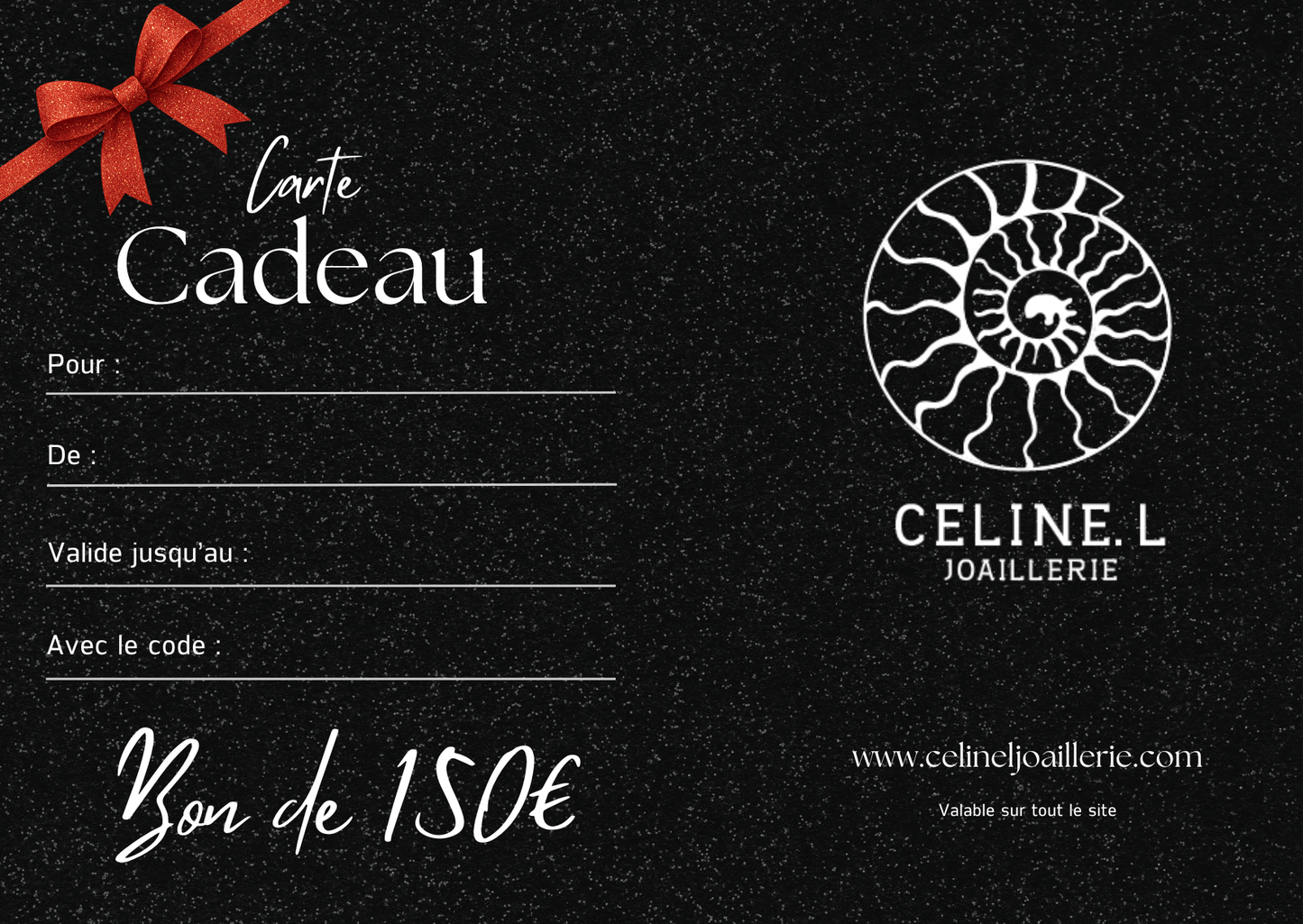 Carte Cadeau CELINE. L JOAILLERIE