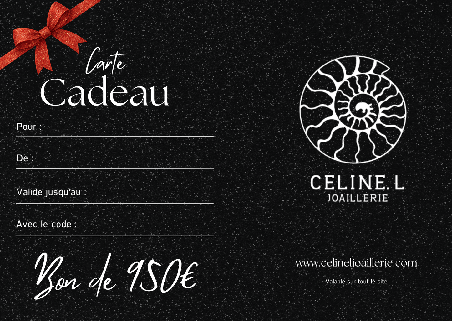 Carte Cadeau CELINE. L JOAILLERIE