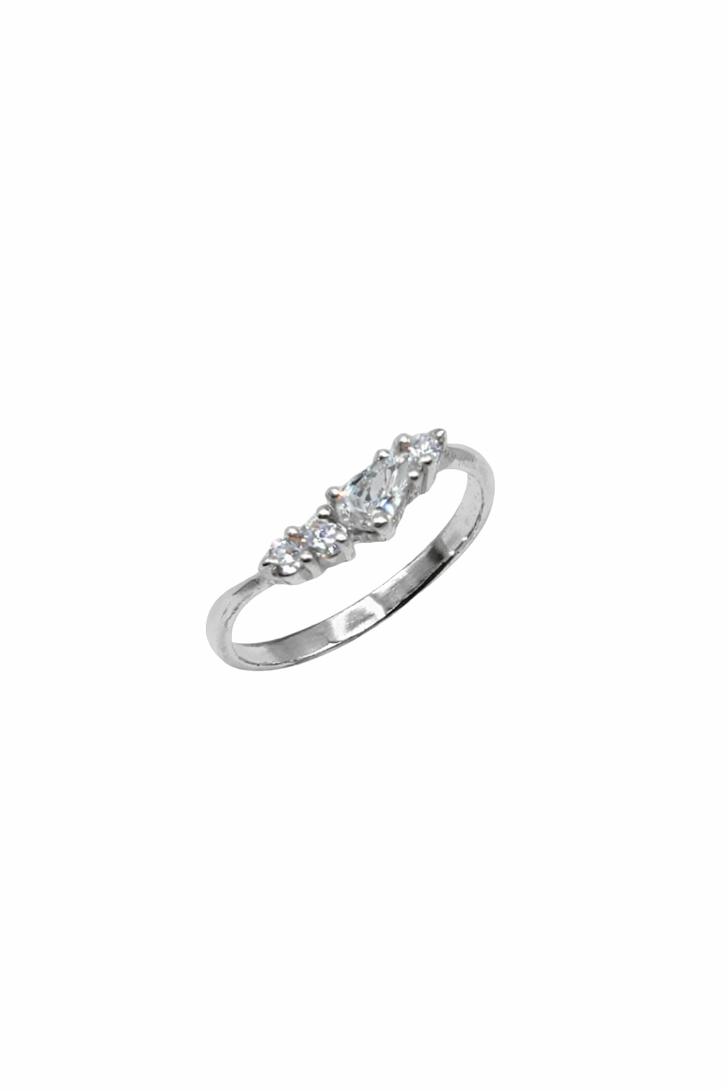 Bague de Fiançailles "Ondine" Diamants