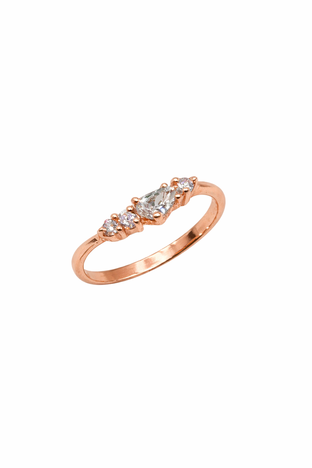 Bague de Fiançailles "Ondine" Diamants