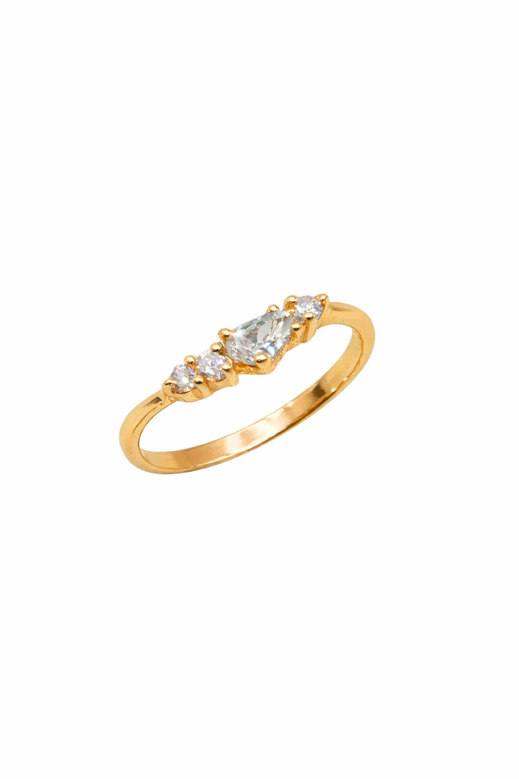 Bague de Fiançailles "Ondine" Diamants