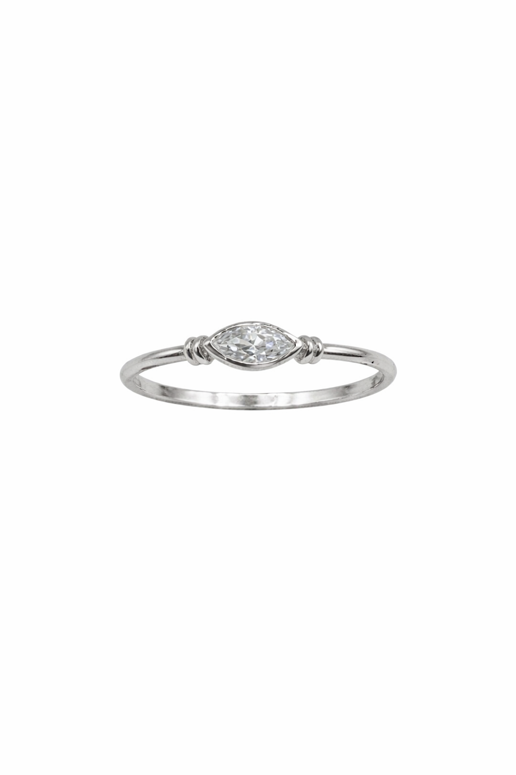 Bague de Fiançailles "Marquise" Diamant