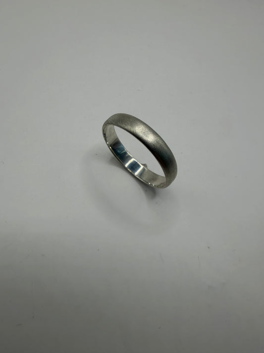 Alliance Homme Or 18K "Satiné"