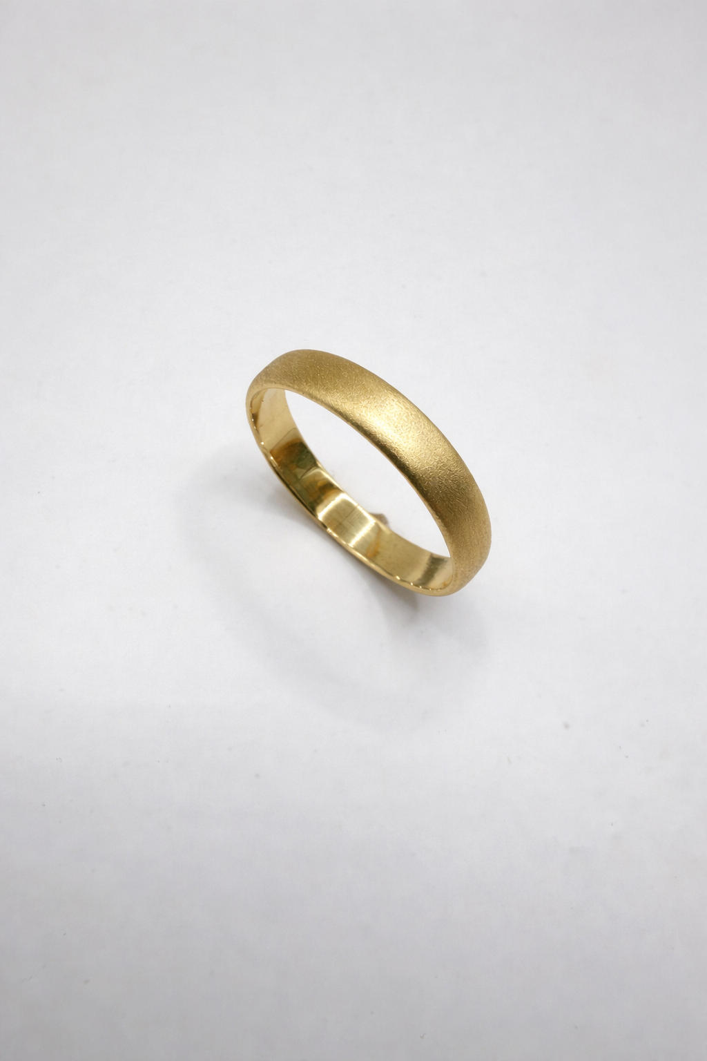 Alliance Homme Or 18K "Satiné"