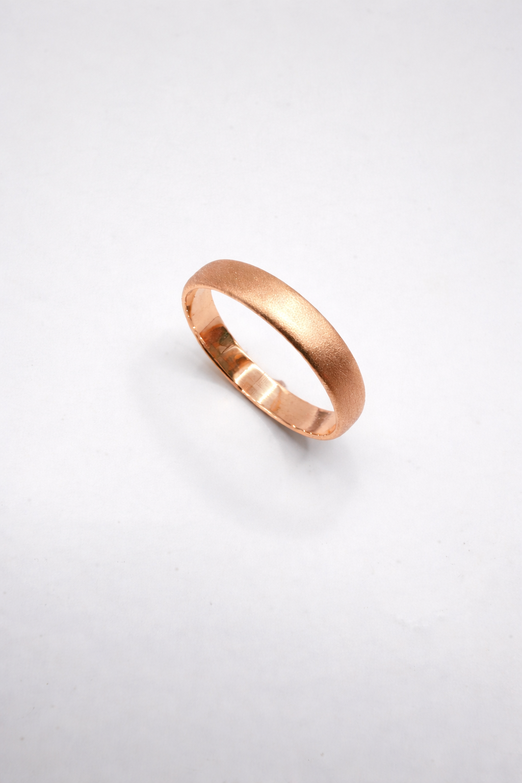 Alliance Homme Or 18K "Satiné"