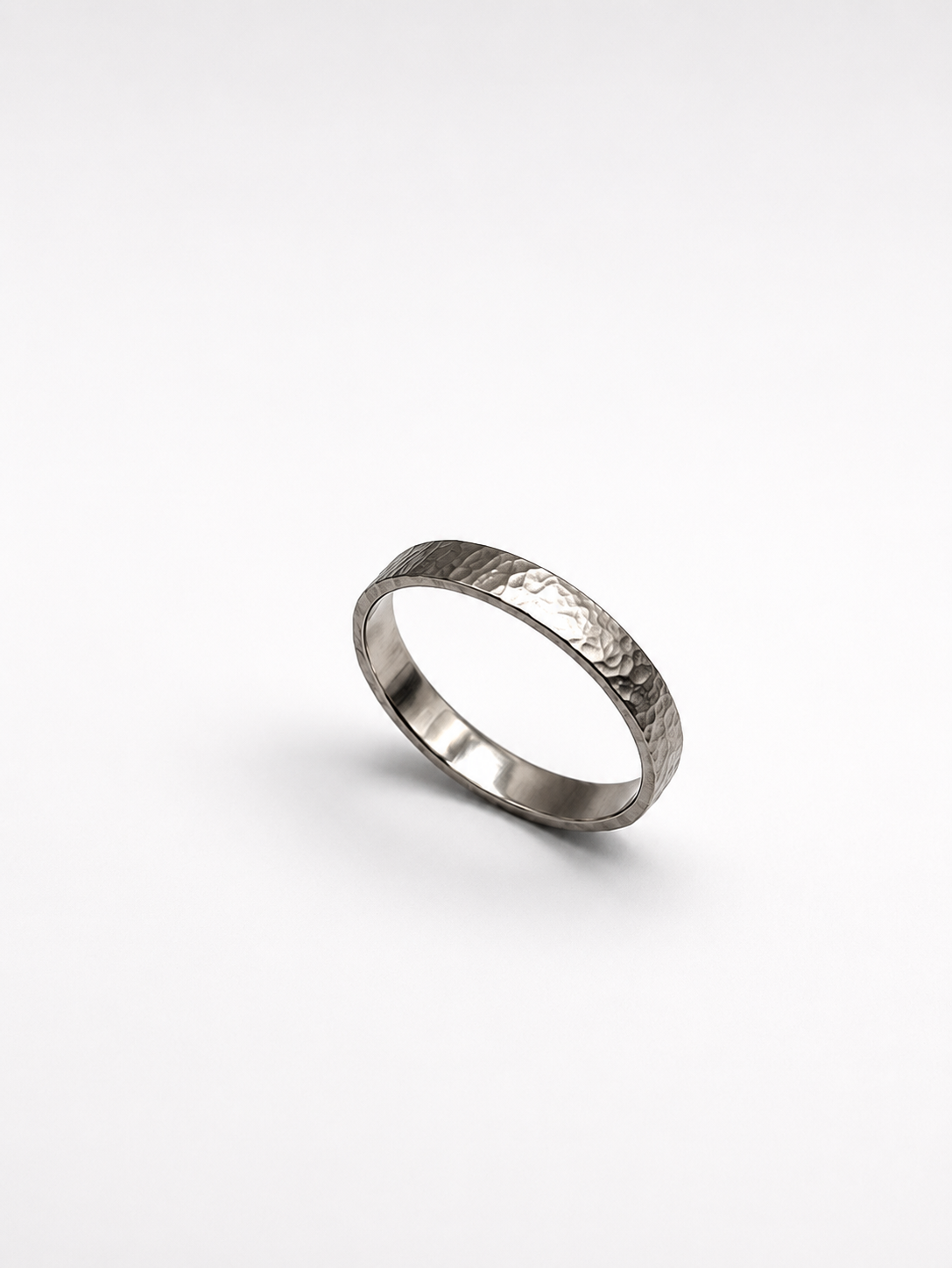 Alliance Homme Or 18k "Martelée"