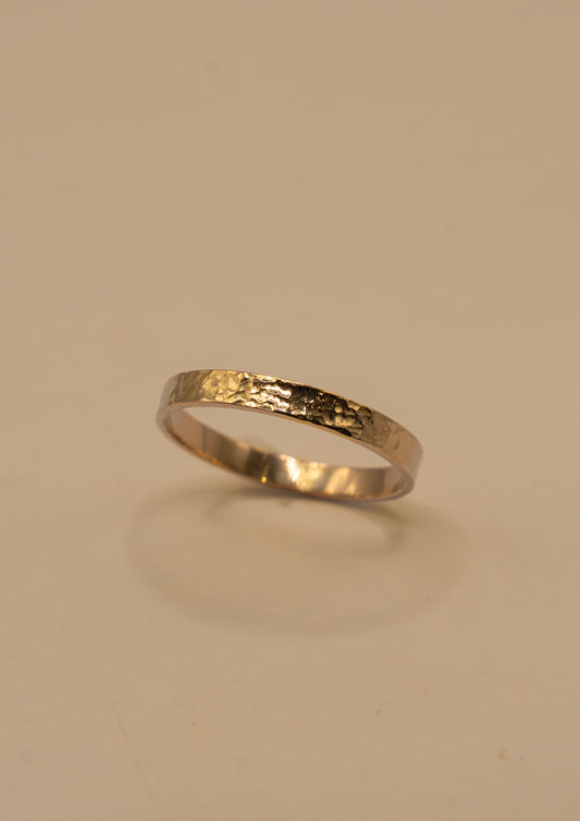 Alliance Or 18k "Martelée"