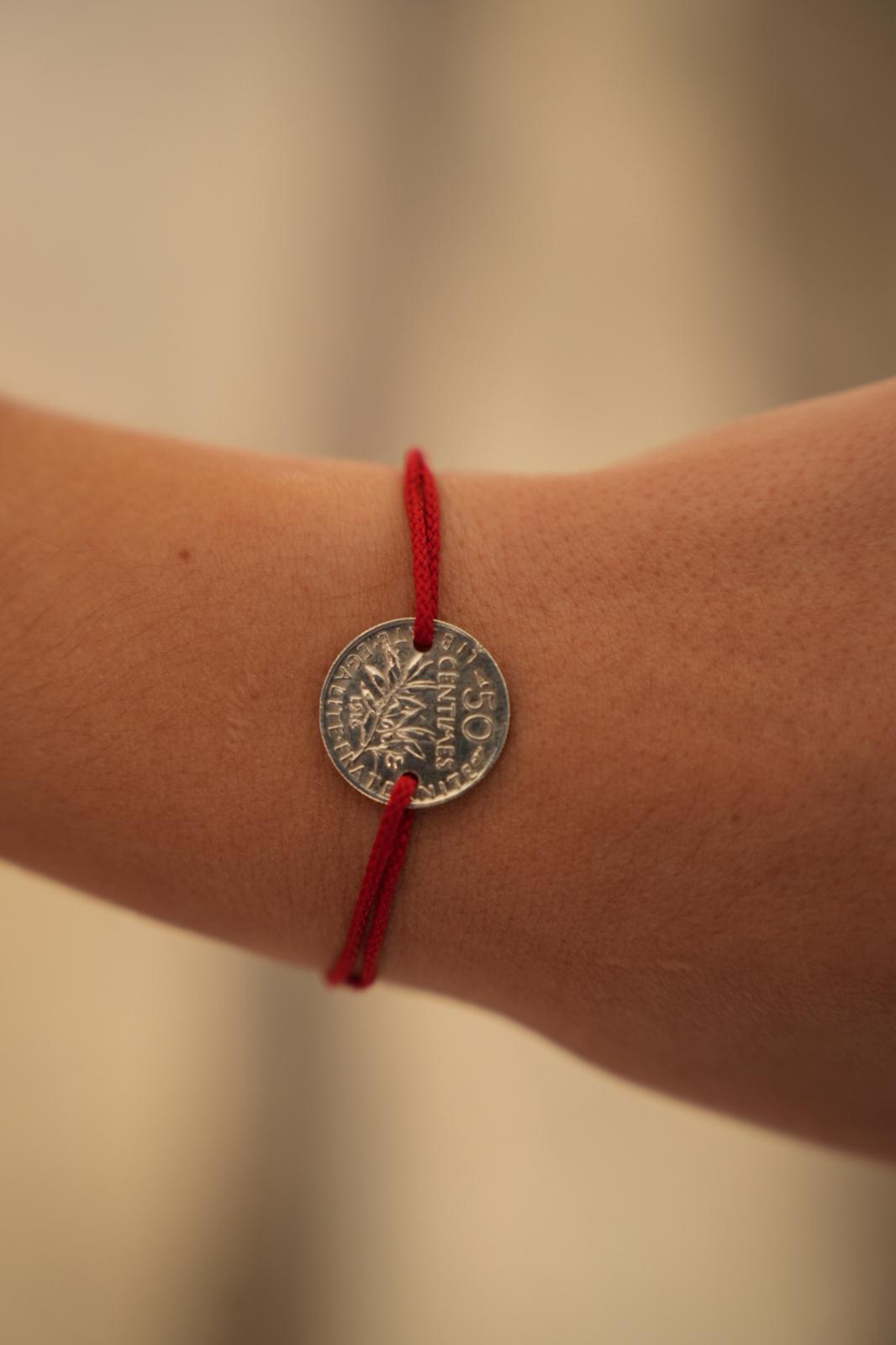 Bracelet réglable Argent - Franc semeuse